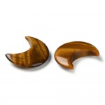 Tiger Eye Natural Stone Moon Shape 30mm